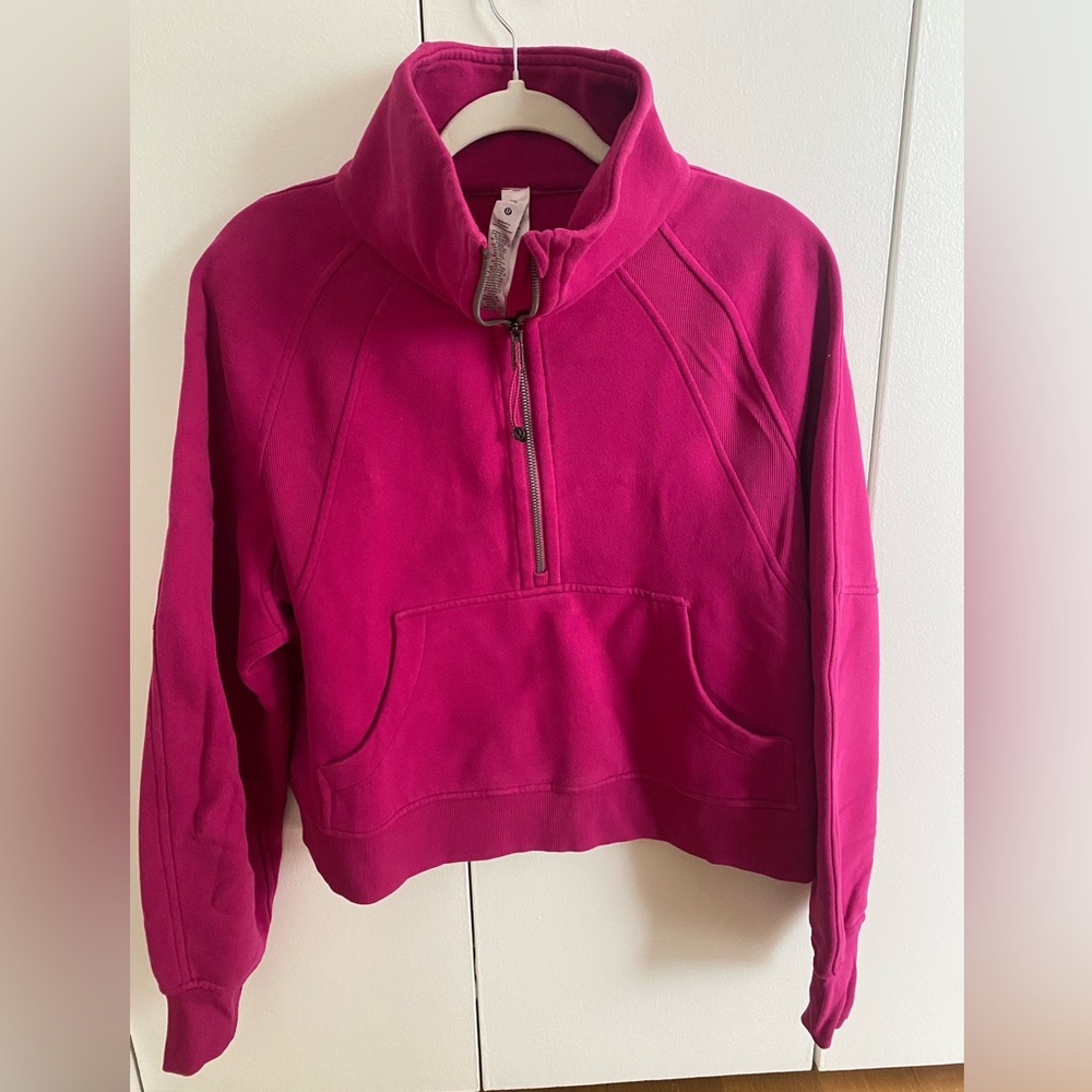 Lululemon had zip cropped sweatshirt. Size M/L